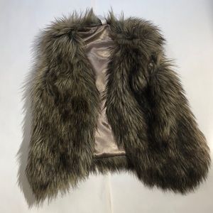 Cherokee Brown Fur Vest